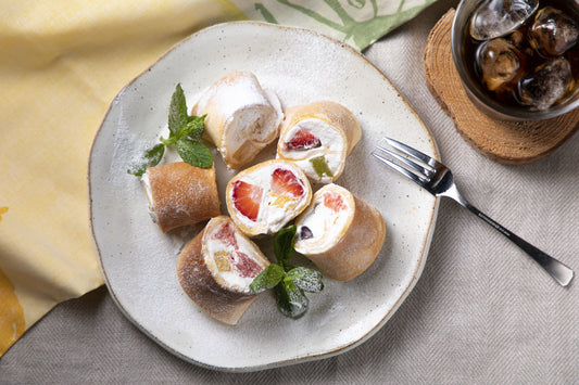 ホットサンドディッシュで作る!【フルーツロールケーキ】