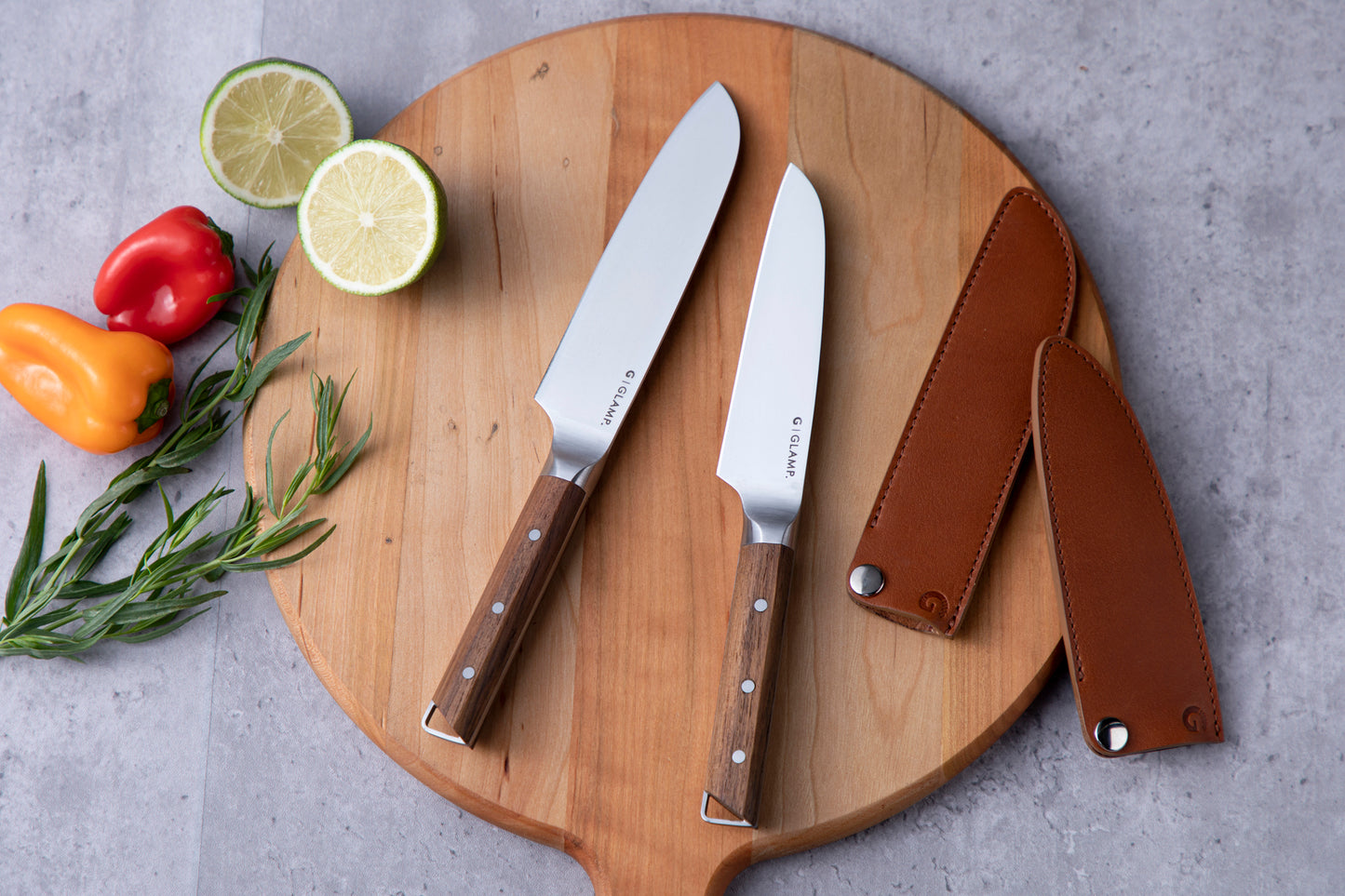 Cowhide knife cover for petty knife GL-GPTK-11 | GLAMP.