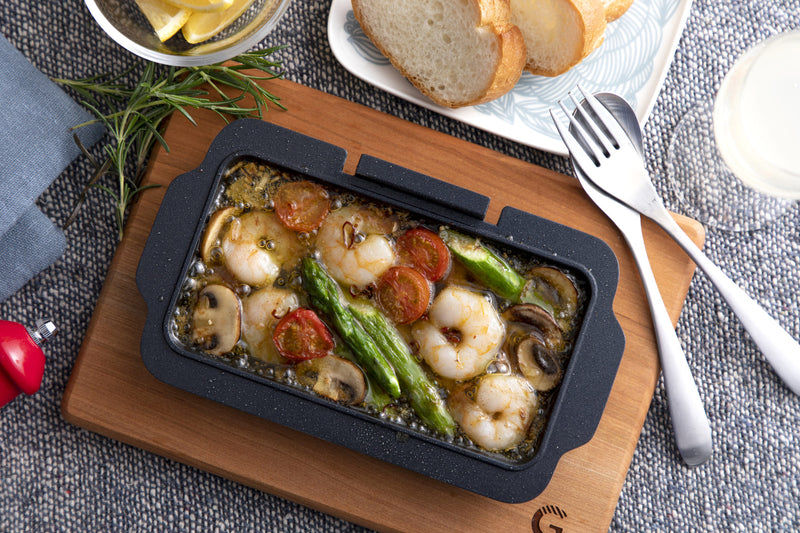 ホットサンドディッシュで作る！【具だくさんアヒージョ】