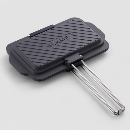 Hot sandwich dish (matte gray) | GLAMP.