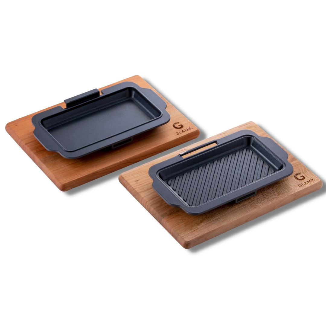 Hot sandwich dish (matte gray) | GLAMP.