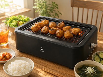 GLAMP. ULTRA-LOW SMOKE GRILL