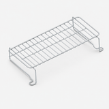 Heat retention rack/hold rack for ultra-low smoke grills