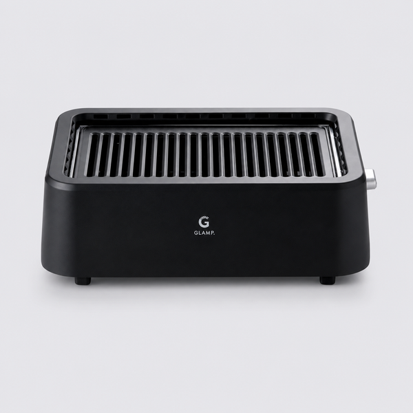 GLAMP.超少煙グリル ブラック ホワイト