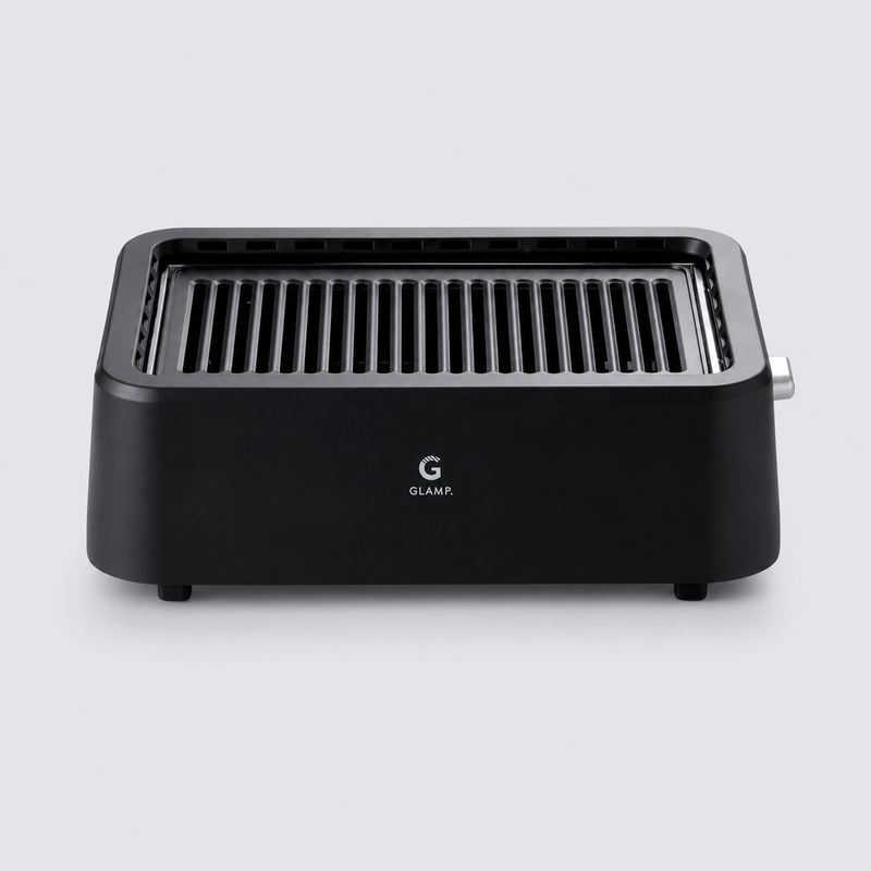 GLAMP.超少煙グリル ブラック ホワイト