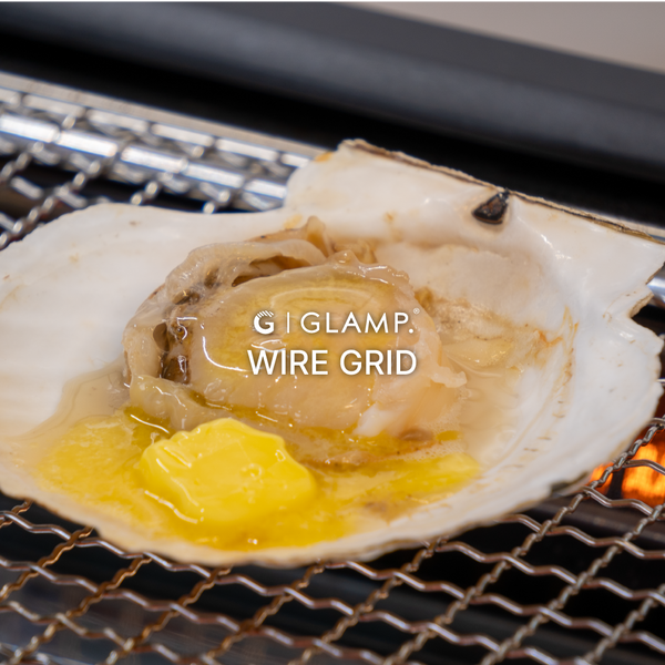 GLAMP.超少煙グリル,DX専用焼き網/グリルラック