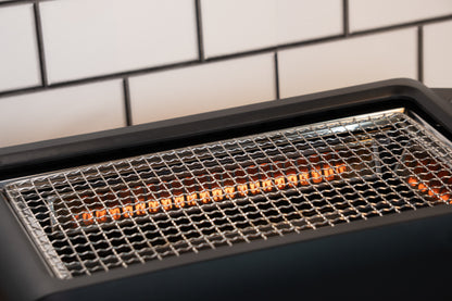 Ultra-low smoke grill grate/grill rack