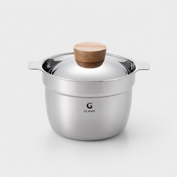 Multi-pot 3-pot 16cm satin finish GL-MP3S｜GLAMP.
