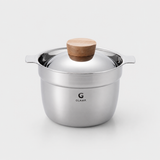 Multi pot 3 cups 16cm mirror finish GL-MP3M｜GLAMP.
